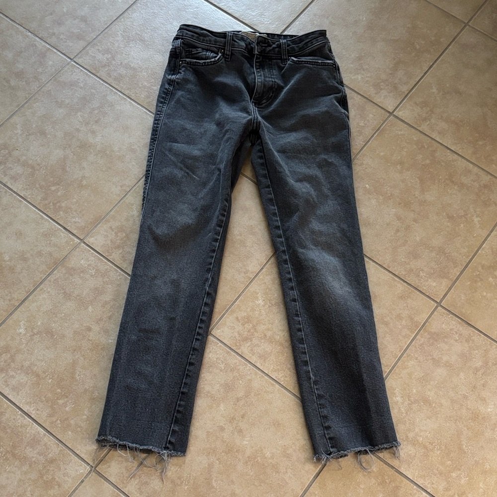 Free People Black Denim Jeans